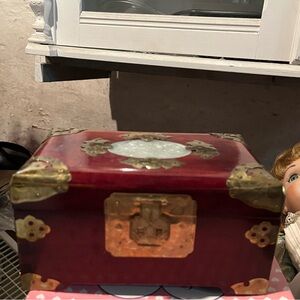 Beautiful wooden jewelry box